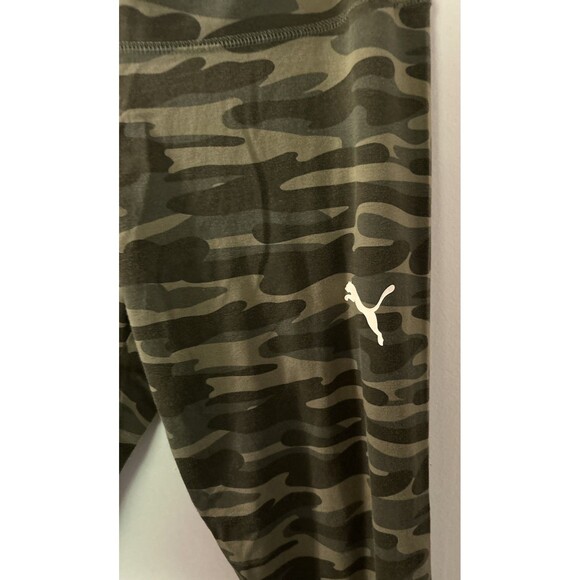 PUMA Size Medium Women's Logo Leggings - Puma Camouflage Pattern - Picture 2 of 13